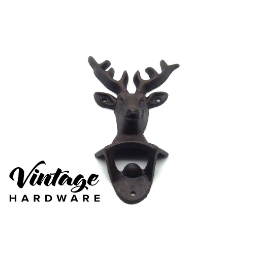 STAG WALL MOUNTED BOTTLE OPENER